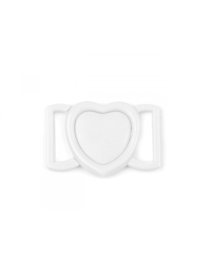 Műanyag fürdőruha kapocs szív szélessége 20 mm | Mimib