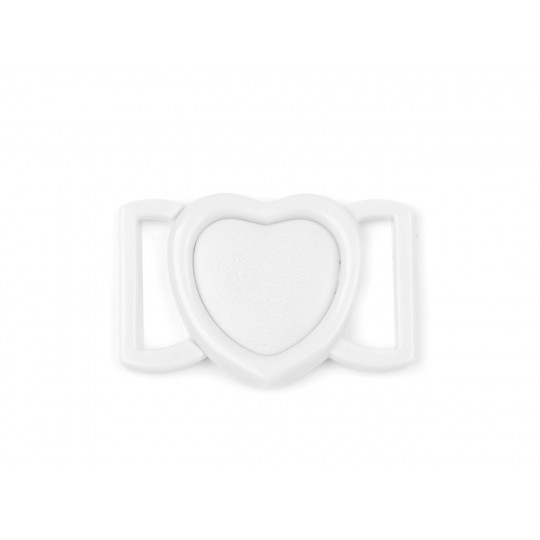 Műanyag fürdőruha kapocs szív szélessége 20 mm | Mimib