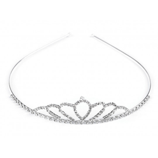 Strassz hajpánt / korona | Mimib