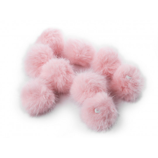 Szőrme bolyt pánttal Ø3,5 cm | Mimib