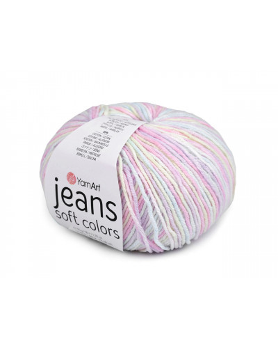 Kötőfonal Jeans Soft Color 50 g | Mimib