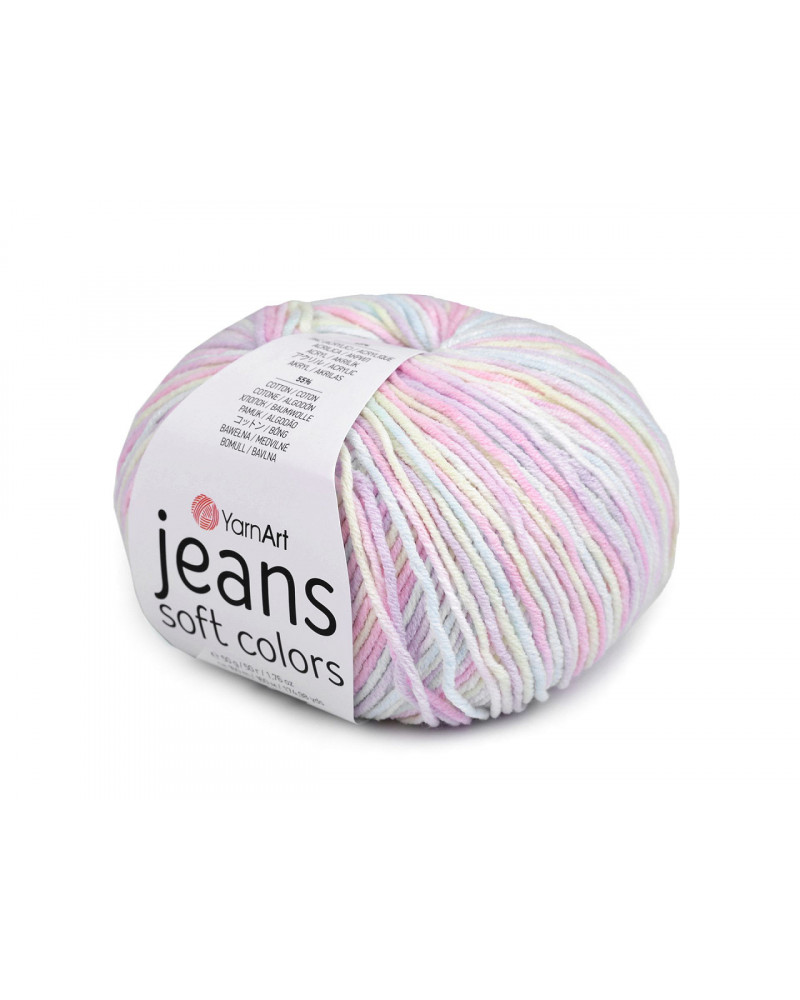 Kötőfonal Jeans Soft Color 50 g | Mimib