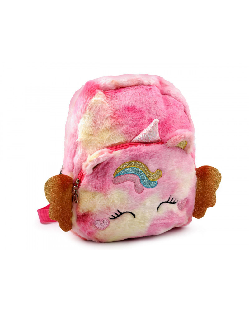 Gyerek táska egyszarvú plüss 28x32 cm | Mimib