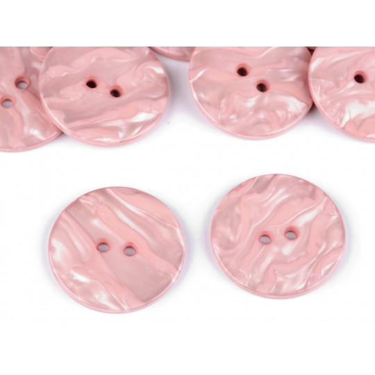 Gyöngyház gomb  virág 60" (38,1mm) | Mimib