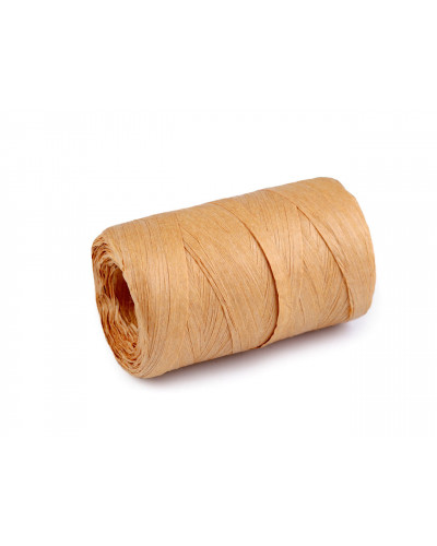 Raffia táskák kötéshez - natúr, szélessége 5-8 mm | Mimib