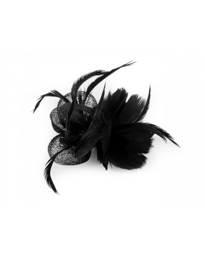 Fascinator / virág bross tollal | Mimib