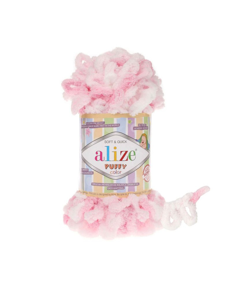 Kötőfonal Alize Puffy Color 9 m, 100 gr | Mimib