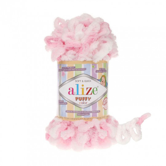 Kötőfonal Alize Puffy Color 9 m, 100 gr | Mimib