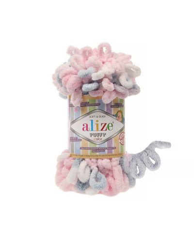 Kötőfonal Alize Puffy Color 9 m, 100 gr | Mimib