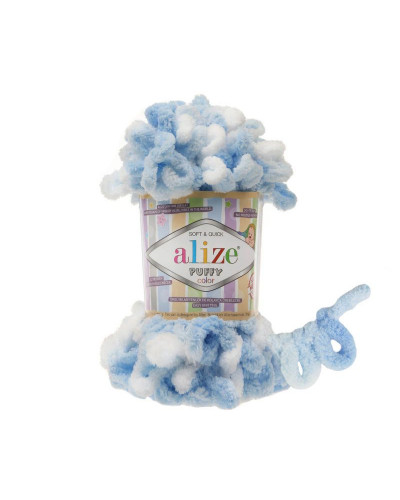 Kötőfonal Alize Puffy Color 9 m, 100 gr | Mimib