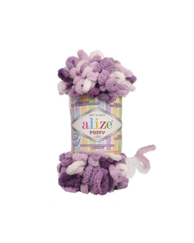 Kötőfonal Alize Puffy Color 9 m, 100 gr | Mimib