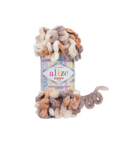 Kötőfonal Alize Puffy Color 9 m, 100 gr | Mimib