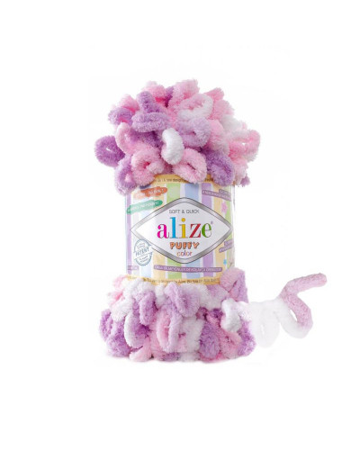 Kötőfonal Alize Puffy Color 9 m, 100 gr | Mimib