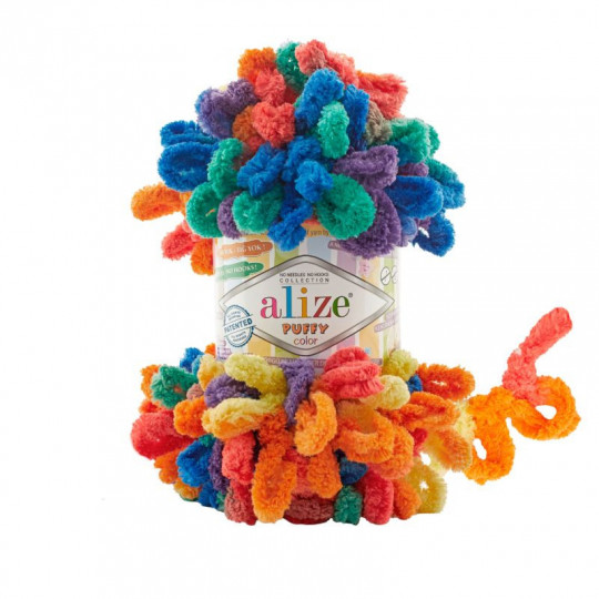 Kötőfonal Alize Puffy Color 9 m, 100 gr | Mimib