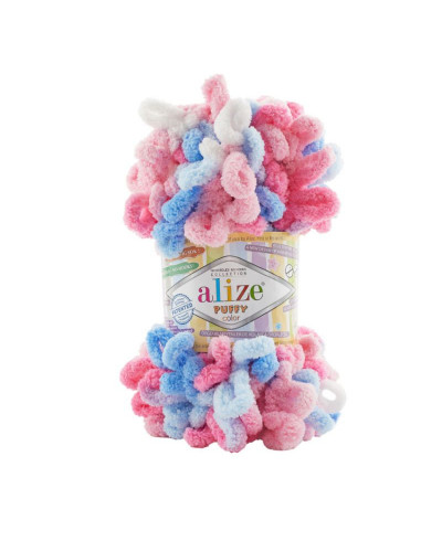 Kötőfonal Alize Puffy Color 9 m, 100 gr | Mimib