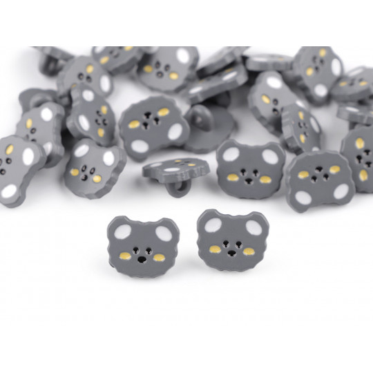 Gyerek gomb mérete 24" medve - 25 db. | Mimib