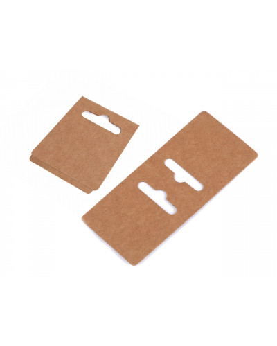 Papír akasztó bizsura 5x11 cm - 100 db. | Mimib