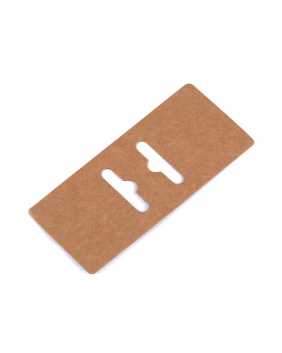 Papír akasztó bizsura 5x11 cm - 100 db. | Mimib