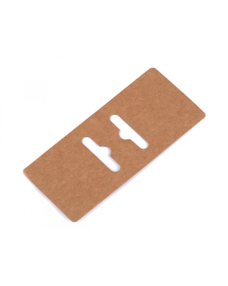 Papír akasztó bizsura 5x11 cm - 100 db. | Mimib