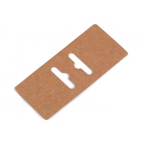 Papír akasztó bizsura 5x11 cm - 100 db. | Mimib