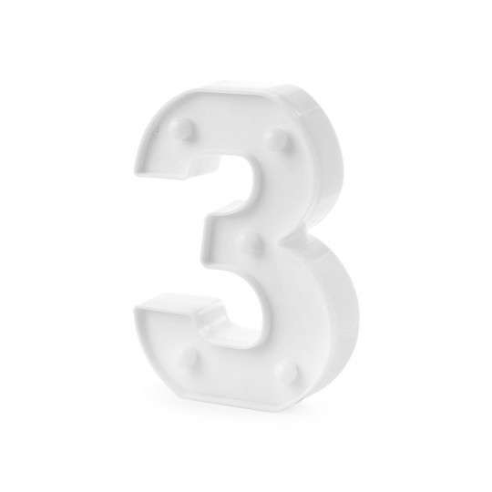 Világító számok születésnapra és újjévre - 1 db. | Mimib