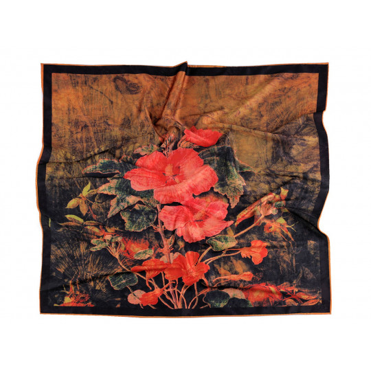 Szatén kendő 70x70 cm - 1 db. | Mimib