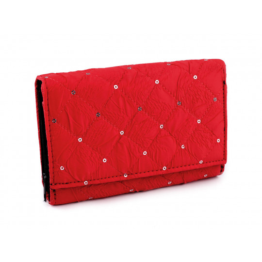 Női pénztárca textil flitterekkel 10x15 cm - 1 db. | Mimib