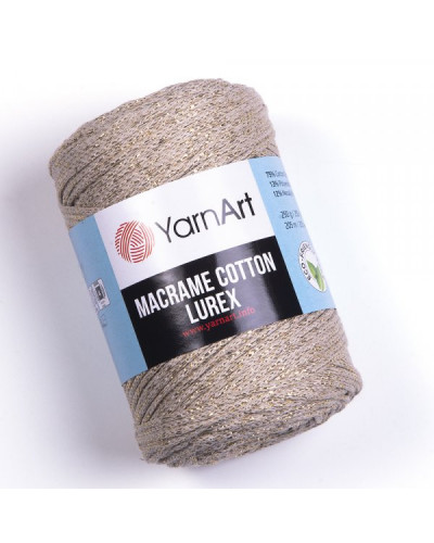 YarnArt Macrame Cotton Lurex 205m, 250 gr. | Mimib