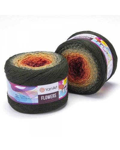 YarnArt Flowers 1000m, 250 gr. | Mimib