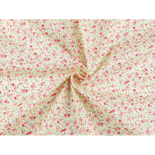 Pamutvászon / vászon apró virágok - 1 m | Mimib