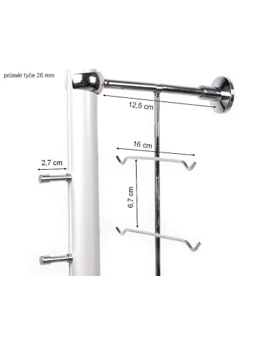 Szemüveg állvány fém 14 db szemüvegre - 1 db. | Mimib