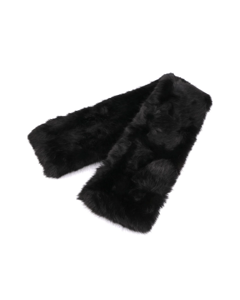 Szőrme sál 18x98 cm - 1 db. | Mimib
