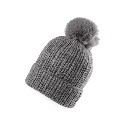 Női / lányos téli sapka bolyttal Emi Ross - 1 db. | Mimib