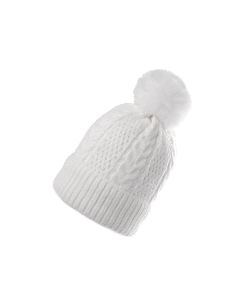 Női / lányos téli sapka bolyttal Emi Ross - 1 db. | Mimib