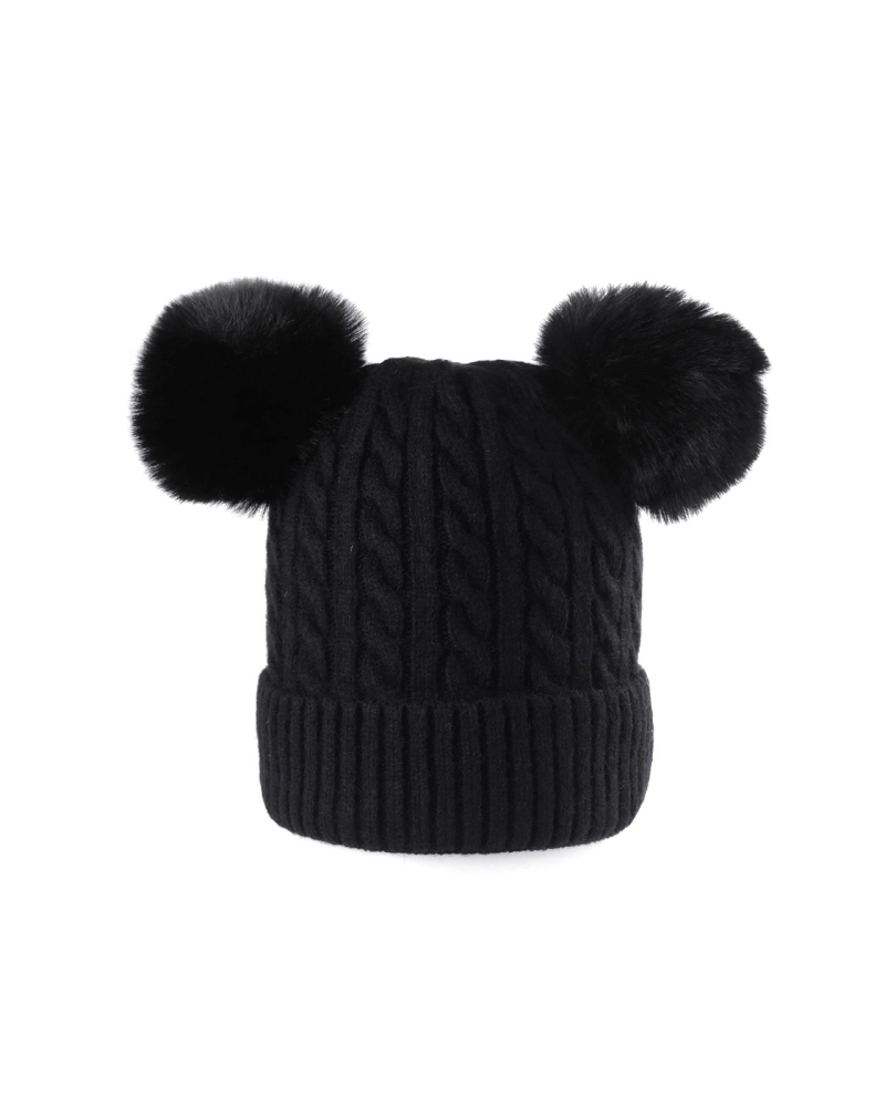 Emi Ross női / lány Pom Pom téli sapka - 1 db. | Mimib