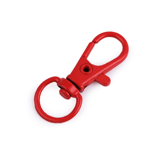 Fém lakkozott karabiner bújtatóval 10 mm - 10 db. | Mimib