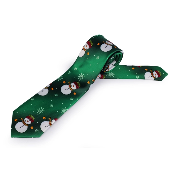 Saténová vianočná kravata - 1 ks | Mimib