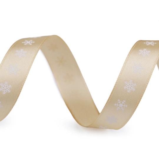 Karácsonyi szaténszalag pelyhek 15 mm - 3 m | Mimib