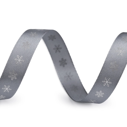 Karácsonyi szaténszalag pelyhek 15 mm - 3 m | Mimib