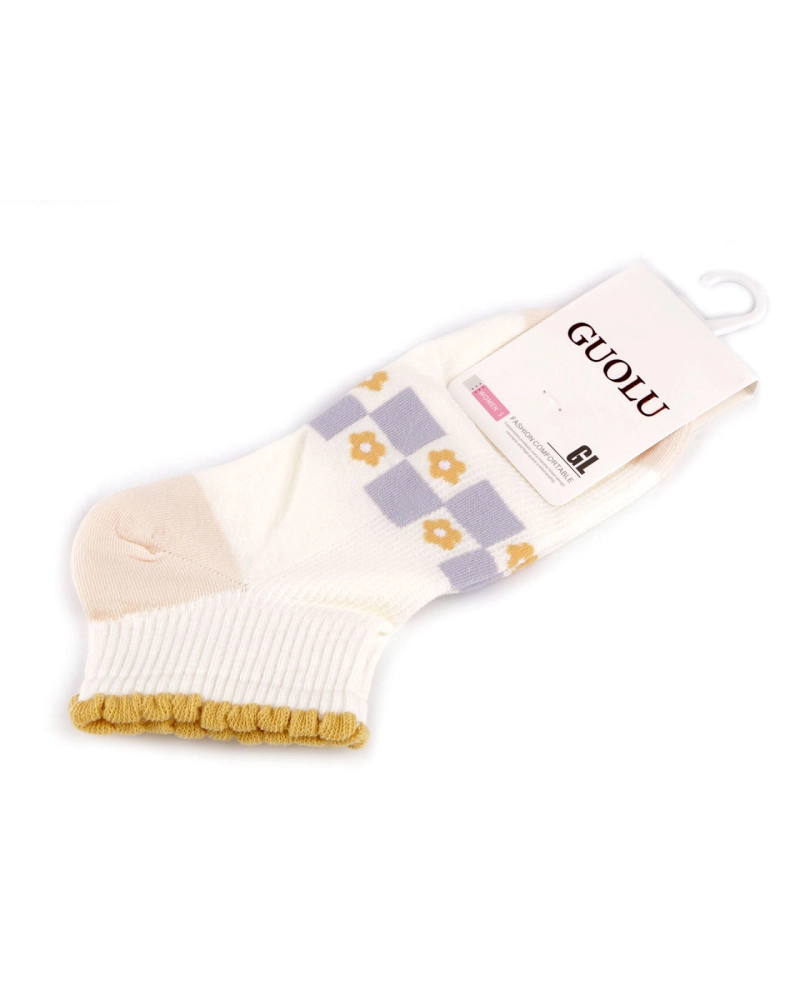 Női / lányos pamut bokazokni - 1 pr. | Mimib