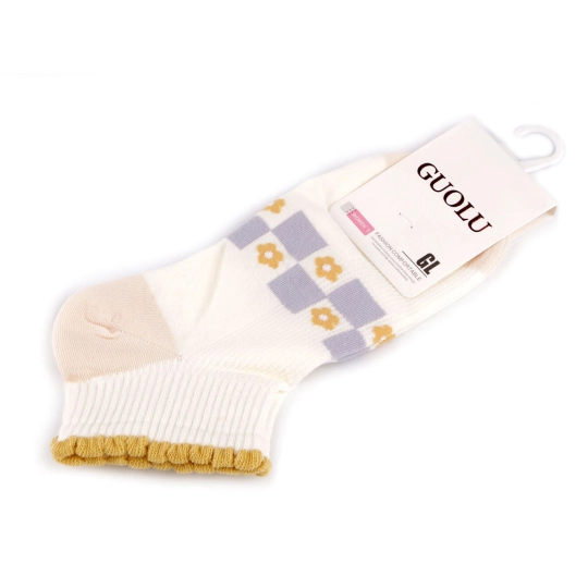 Női / lányos pamut bokazokni - 1 pr. | Mimib