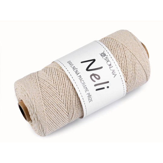 Bavlnená priadza macrame Neli 240 g - 1 ks | Mimib