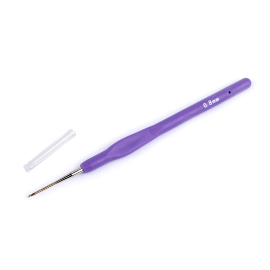 Horgolótű szilikonnyelű arany hegyű 0,5, 0,6, 0,8, 1, 1,25 - 1 db. | Mimib