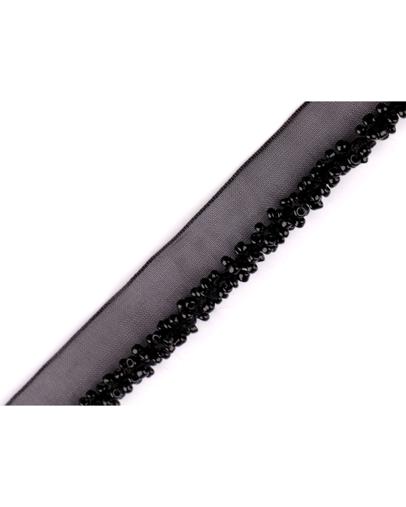 Polieszter paszpól szalag / kéder gyöngyös 15 mm széles - 1 m | Mimib