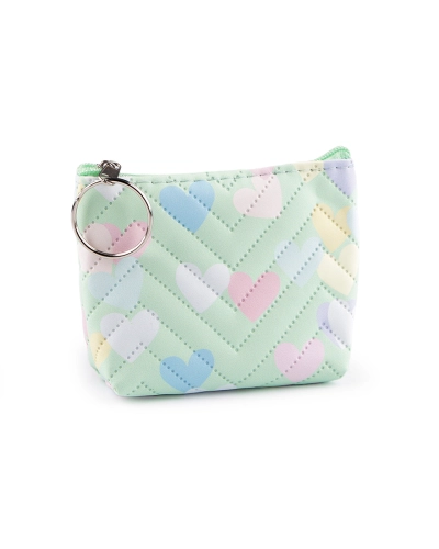 Malá peňaženka / kľúčenka srdce 10,5x8 cm - 1 ks | Mimib