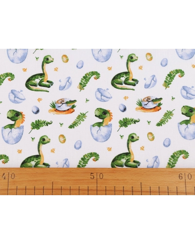 Bavlnená látka / plátno dinosaurus - 1 m | Mimib
