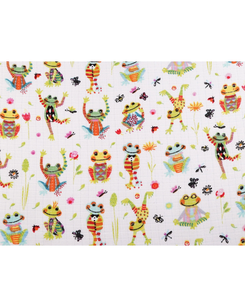 Bavlnená plienkovina / mušelín žaby - 1 m | Mimib