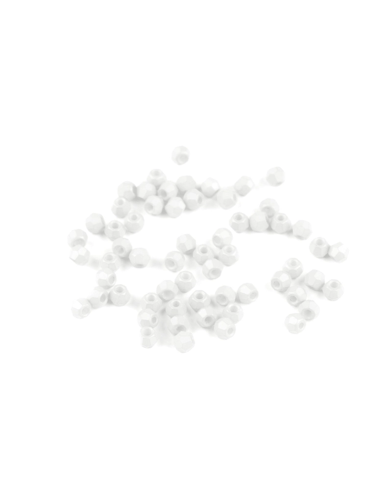 Sklenené korálky brúsené Ø4 mm - 5 g | Mimib