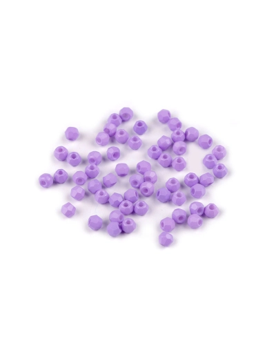 Sklenené korálky brúsené Ø4 mm - 5 g | Mimib