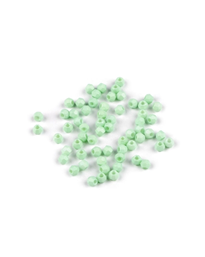 Sklenené korálky brúsené Ø4 mm - 5 g | Mimib